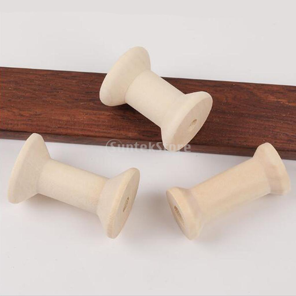 Thread Bobbins Empty - 20 adet Ahşap Bobinler İplik Makaraları