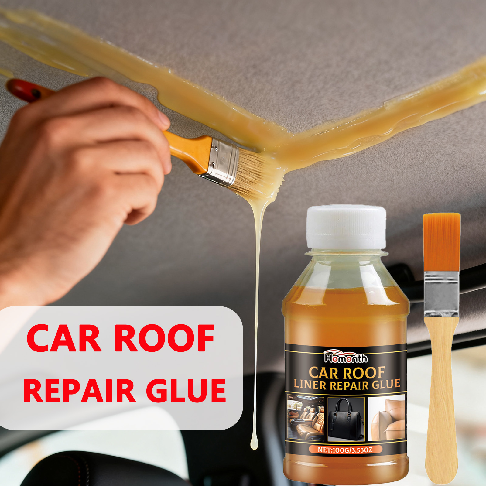 Fabric Glue Bond - Profesyonel Araba Tavan Döşemesi Yapıştırıcı Tutkal