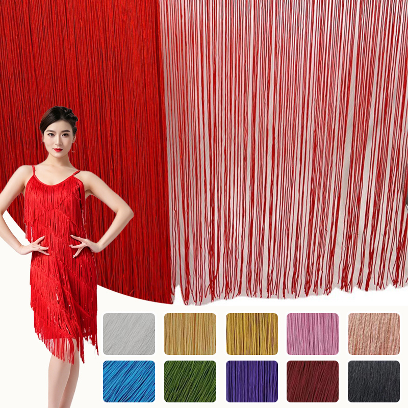 Textile And Sewing Supply - 100 cm Uzun Polyester Saçaklı Püskül