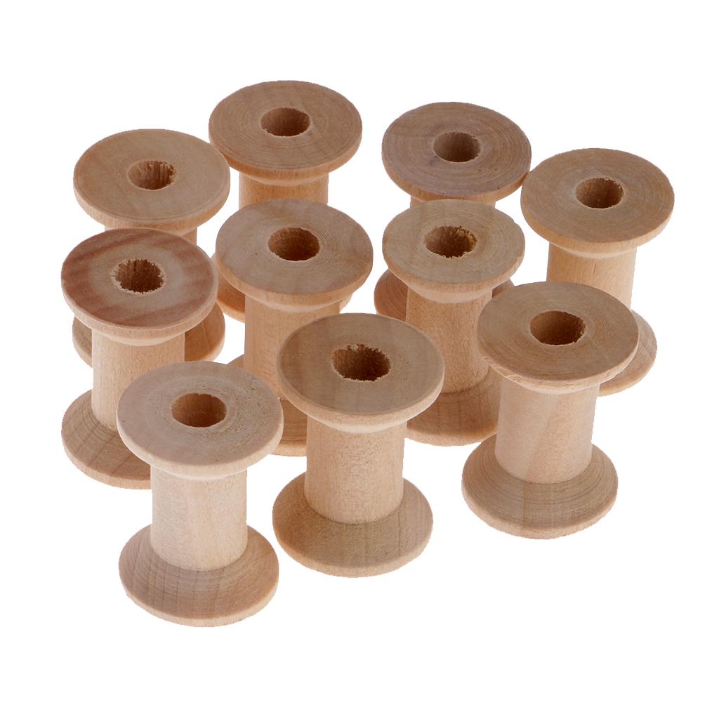 Thread Bobbins Empty - Ahşap Boş Makara İplik Bobinleri Örgü