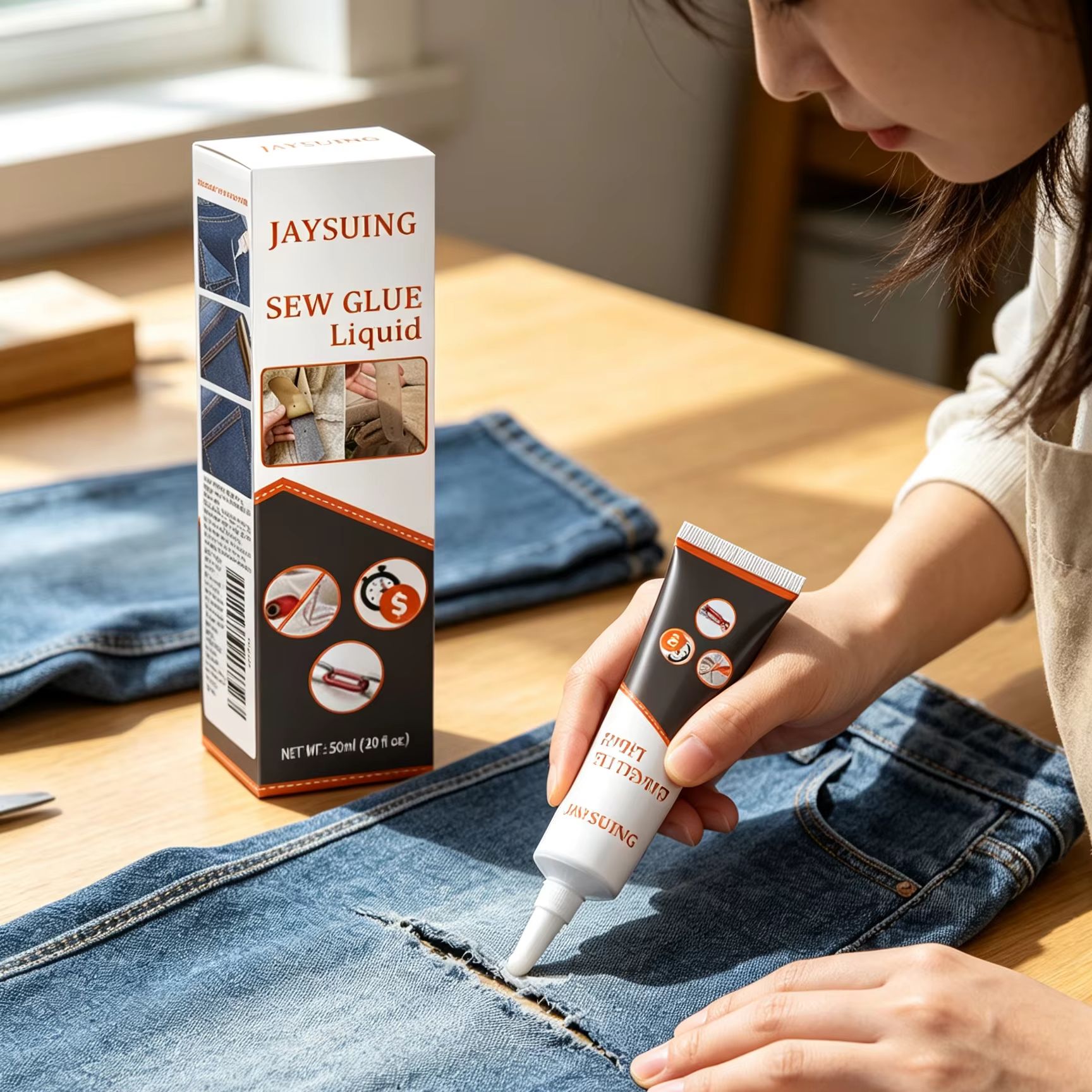 Sewing Repair - Jaysuing Dikiş Yapıştırıcısı Giysi Tamiratı Hızlı