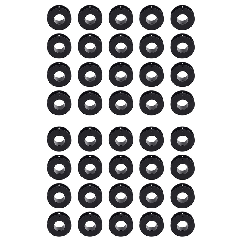 Thread Bobbins Empty - [Superx&KND]40 Adet Boş Makaralar, 2.1X0.7 İnç