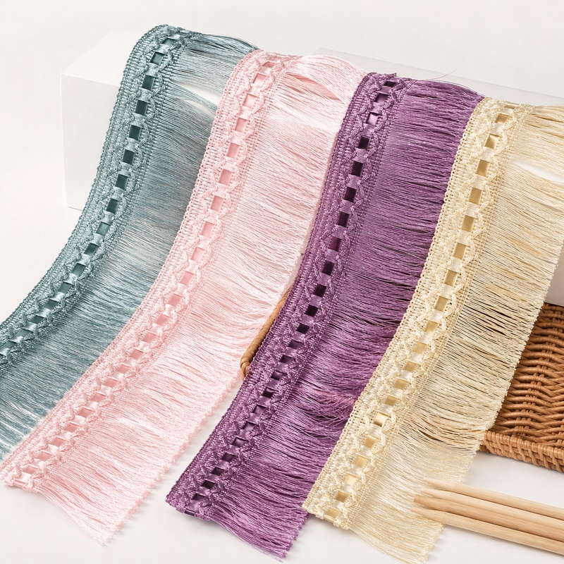 Textile And Sewing Supply - 2-10 metre 10 cm Naylon Püskül