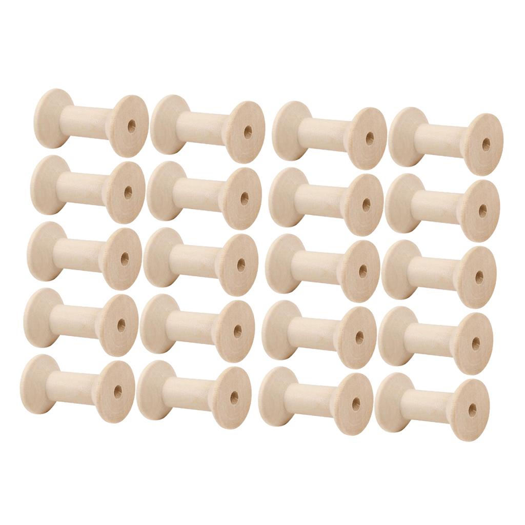 20 adet Ahşap Bobinler İplik M - Thread Bobbins Empty incelemesi ve fiyatı
