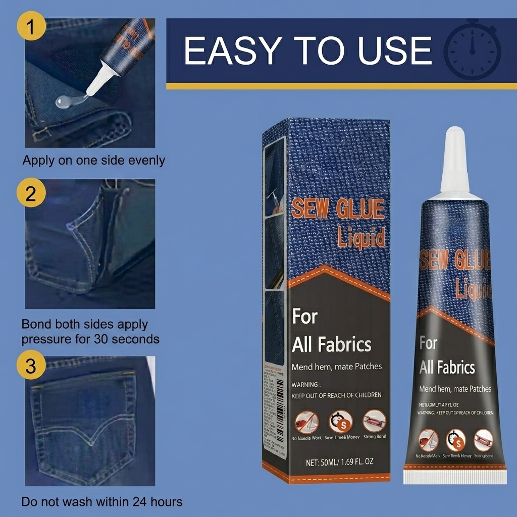 50ml kumaş dikiş tutkalı hızlı - Sewing Repair incelemesi ve fiyatı