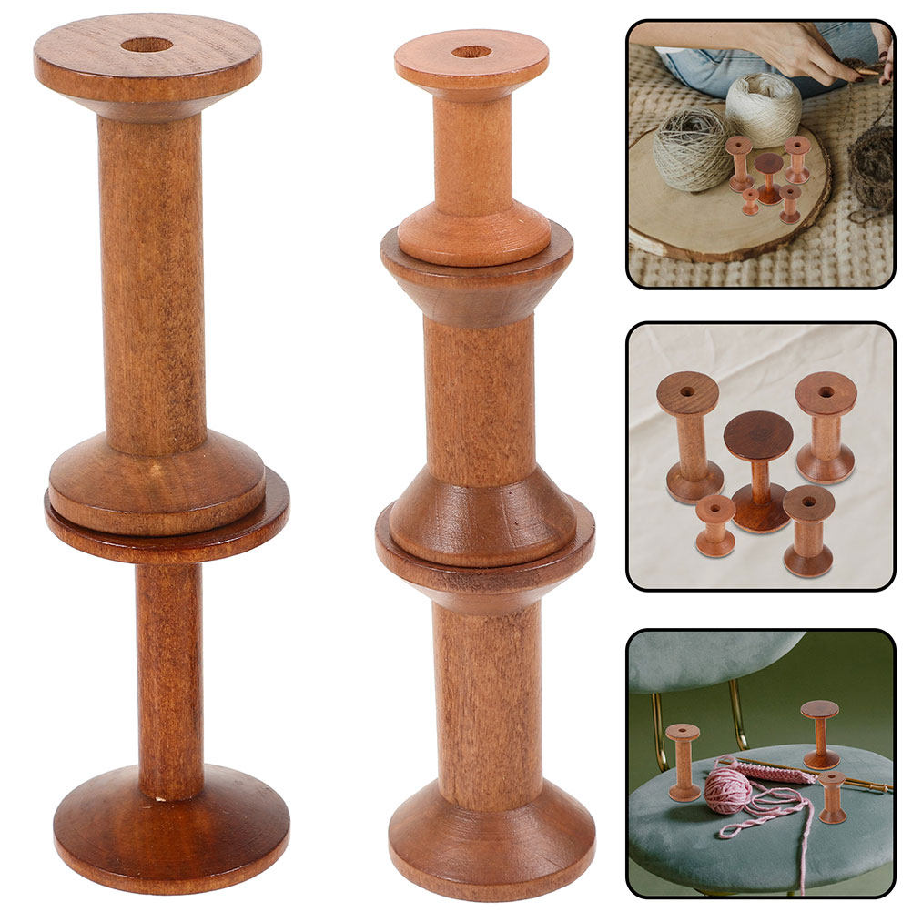 7 Adet Ahşap İplik Makarası Vi - Thread Bobbins Empty incelemesi ve fiyatı