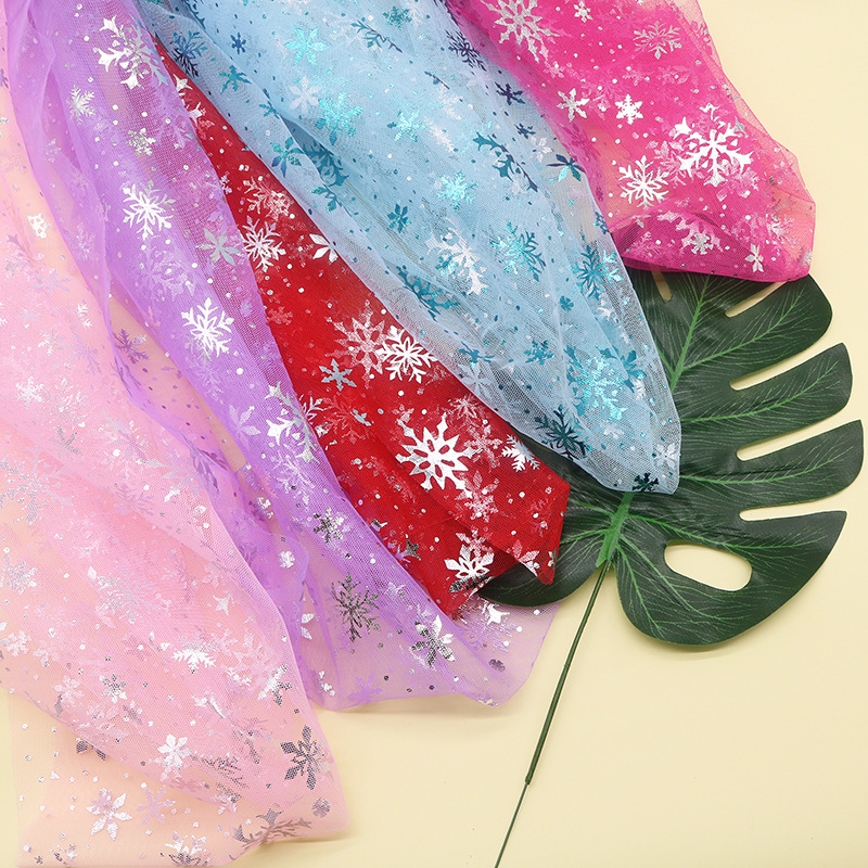 150 cm * 1 yard/pc Kar Tanesi  - Textile And Sewing Supply incelemesi ve fiyatı