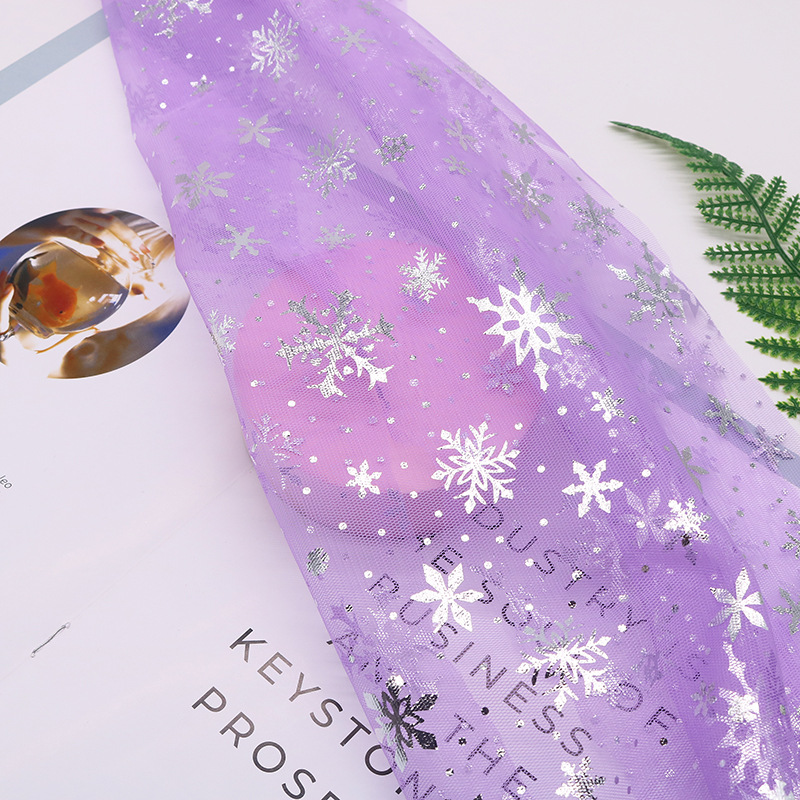 150 cm * 1 yard/pc Kar Tanesi  - Textile And Sewing Supply incelemesi ve fiyatı