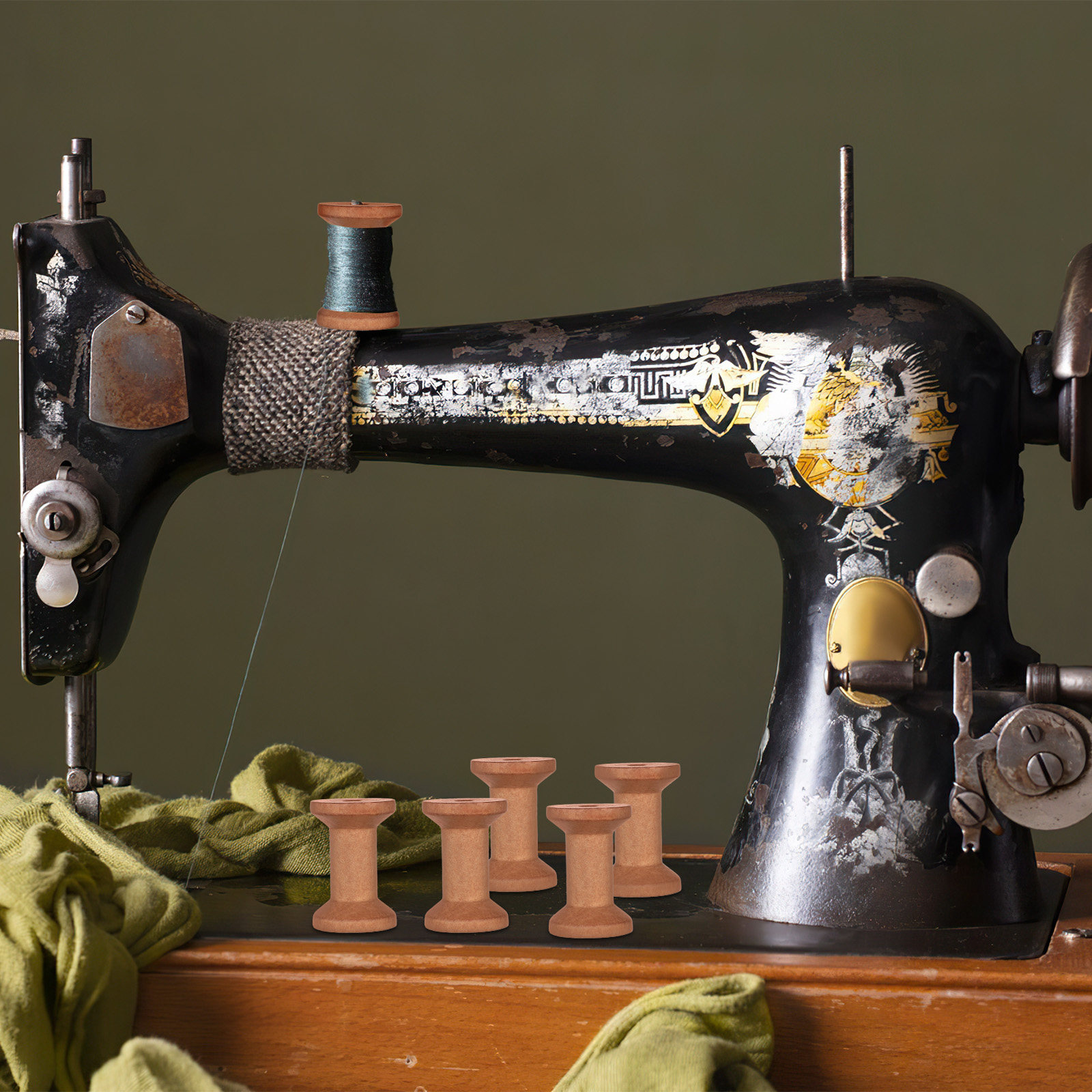 20 Adet Doğal Ahşap İplik Maka - Thread Bobbins Empty incelemesi ve fiyatı