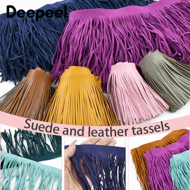 1M 10-30cm Deri Süet Püskül Sa - Textile And Sewing Supply incelemesi ve fiyatı