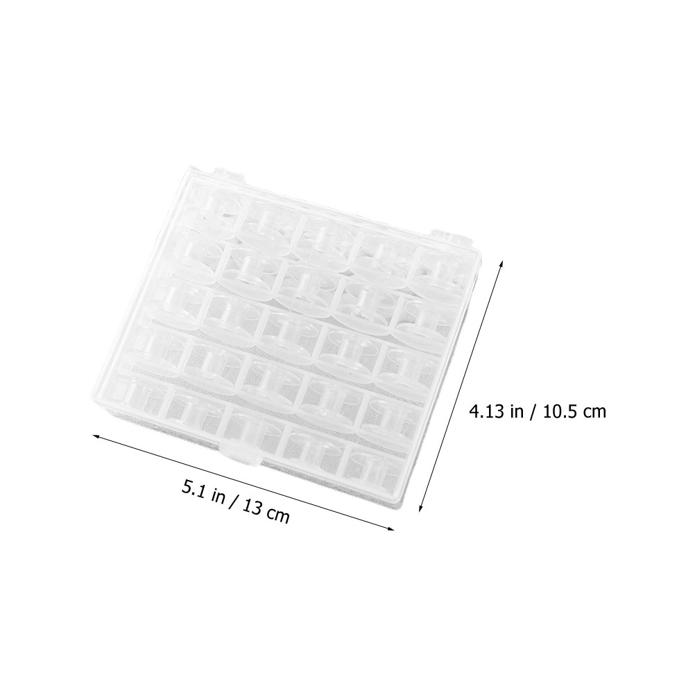 1 takım şeffaf plastik bobinle - Thread Bobbins Empty incelemesi ve fiyatı