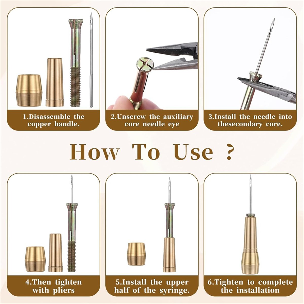 9 Parça Deri Dikiş Awl Seti, B - Sewing Repair incelemesi ve fiyatı