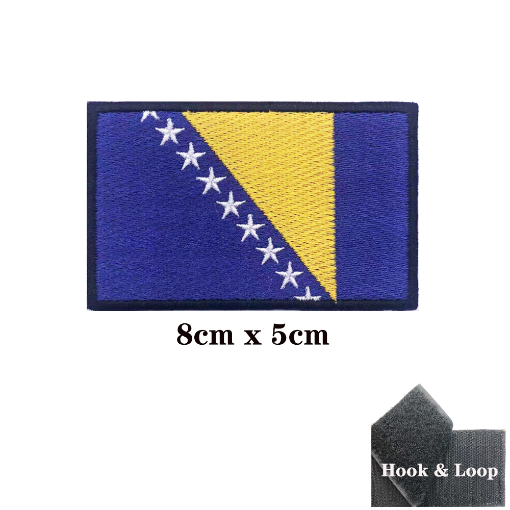 1 adet bayrak bosna hersek'in  - Velcro Sew On incelemesi ve fiyatı