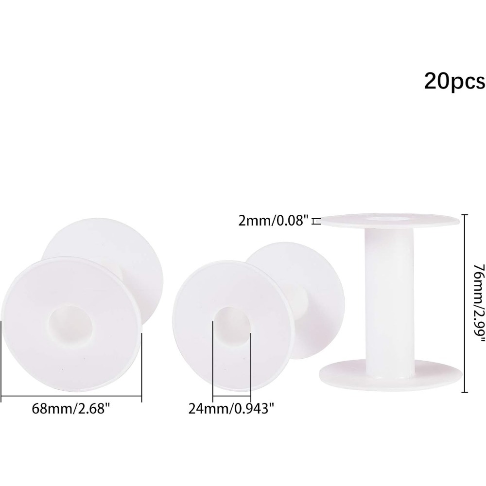 20 adet 3 inç plastik boş maka - Thread Bobbins Empty incelemesi ve fiyatı
